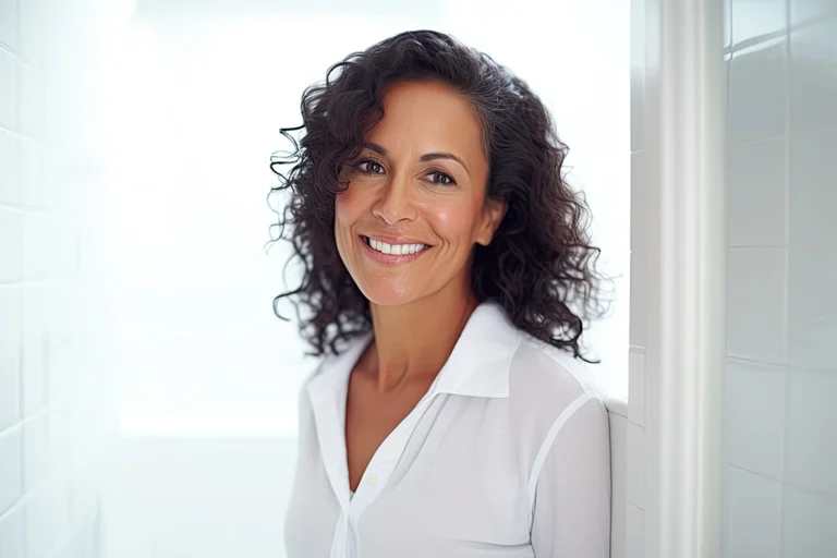 Friendly Women Smiling After Prioritizing Her Breast Health