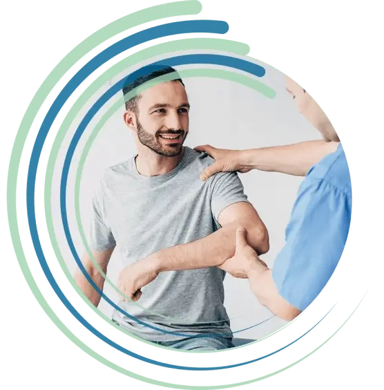 Patient-Feeling-Relieved-Of-Elbow-Pain-Follow-Up-Visit-With-Specialist Patient-Feeling-Relieved-Of-Elbow-Pain-Follow-Up-Visit-With-Specialist